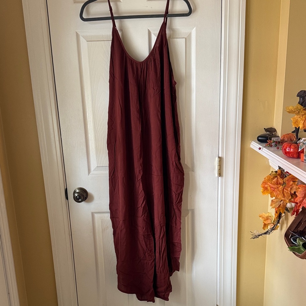 Shinestar Rust Jumpsuit